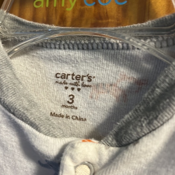 Carter’s size 3 months 4 piece set with jungle animals - Picture 10 of 13